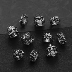 Men's Punk Charm Statement Ring