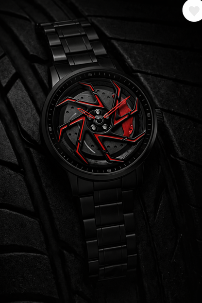 VILANTE Cavrel Edition –Red Blade Spin Watch