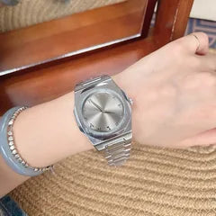 Silver Grey Dial Watch